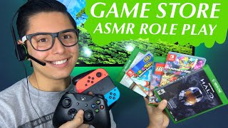 ASMR Game Store Role Play Games amp Tingles [upl. by Zela]