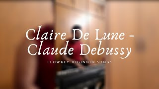 Claire De Lune  Claude Debussy  Flowkey Beginner  Flowkey Songs Flowkey Clairedelune Debussy [upl. by Ahsinaw]