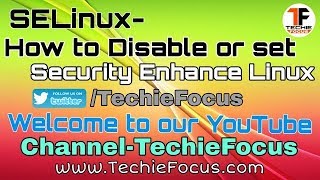 Security Enhanced Linux SELinux Disable or Set [upl. by Donaugh710]