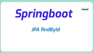 Implementation of findById and get single data using JPA in spring boot  Java Programming [upl. by Meikah]