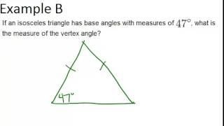 Isosceles Triangles Examples Geometry Concepts [upl. by Picker]