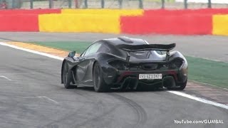 McLaren P1  FLATOUT on the Track [upl. by Letsirc]