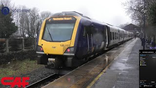 Northern Class 195 CAF Oxenholme Lake District to Windermere [upl. by Eselahs]