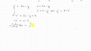 33 Differentialgleichungen  Substitution [upl. by Leanna]