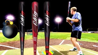 Hitting with the MARUCCI CAT9 amp CAT9 CONNECT  BBCOR Baseball Bat Reviews [upl. by Novek]