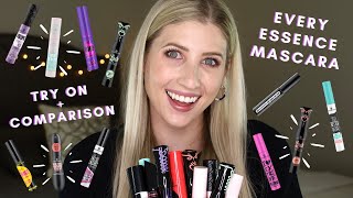 EVERY Essence MASCARA  Testing ALL 23 ESSENCE Mascaras [upl. by Htims]