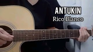 Antukin by Rico Blanco  Easy Guitar Chords Tutorial with Lyrics [upl. by Htelimay]