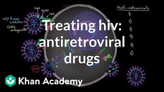 Treating HIV Antiretroviral drugs  Infectious diseases  NCLEXRN  Khan Academy [upl. by Nanfa]