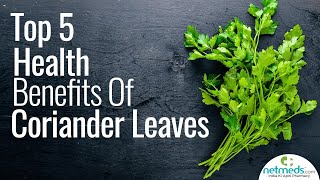 Top 5 Health Benefits Of Coriander Leaves [upl. by Pare66]