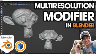 How to Use the MULTIRESOLUTION Modifier in Blender [upl. by Gaillard622]