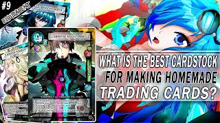 Which Cardstock is best for Making Homemade Trading Cards Tutorial 9 Ellumacent Art Homemade TCG [upl. by Aremaj126]