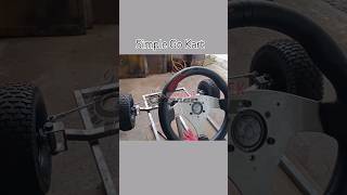 Steering Go Kart shorts diy homemade build custom [upl. by Ayalahs666]