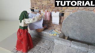 💡 TUTORIAL Pastorella che stende in movimento ⚙️ come costruirla  1° parte  Presepe meccanico [upl. by Ramsa]