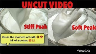 UNCUT VIDEOMaking Meringue for Chiffon Cake Cara mengocok putih telur untuk chiffon cake [upl. by Wearing]