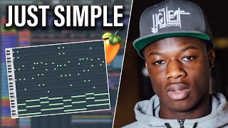 How to Make Simple Afro Swing Beats in 10 Minutes Not3s J hus Yxng Bane  FL Studio Tutorial [upl. by Caitrin]