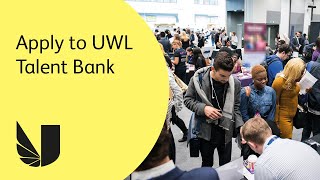 Apply to UWL Talent Bank and find work that is flexible around your studies [upl. by Mcspadden487]