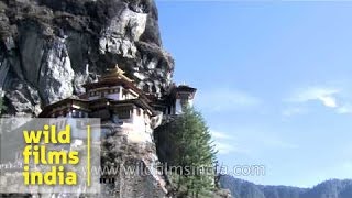 Taktsang monastery in Paro valley Bhutan [upl. by Hooper]