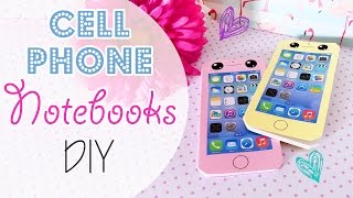 Agende a forma di Cellulare  Cell Phone Notebooks DIY [upl. by Airamesor]