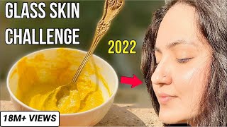 7 DAYS Glass Skin CHALLENGE  Promising a Flawless Glowing Glass Skin in 7 Days  100 Results💕 [upl. by Nylear]