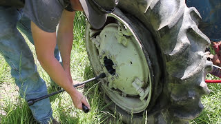 How to change a Tractor Tire  Ranch Hand Tips [upl. by Leund961]