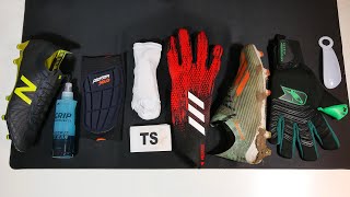 Die besten Torwarthandschuhe amp Fußballschuhe Meine Fußball Ausrüstung 2020 [upl. by Ahsiena255]