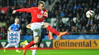 Wayne Rooneys 5 best England goals  Top Five [upl. by Ysnap]