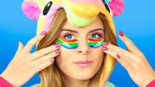 8 INCREÍBLES IDEAS DE MAQUILLAJE DE UNICORNIO [upl. by Joell]