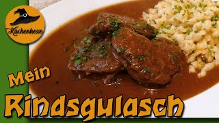 Mein Rindsgulasch mit Spatzln [upl. by Dav]