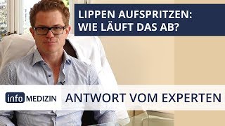 Lippen aufspritzen mit Hyaluron Wie läuft das ab  Expertenantwort von Dr Kiermeir [upl. by Inness]