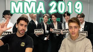 REACCIONAMOS A LOS MMA 2019  BTS 🥳  Full Live Performance [upl. by Allemac858]