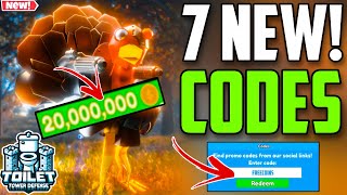 NEW CODES⚠️TOILET TOWER DEFENSE ROBLOX CODES TOILET TOWER DEFENSE CODES 2024 ROBLOX [upl. by Anuahs]