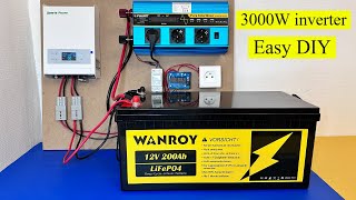 how to install a home solar energy storage system Complete installation wanroy [upl. by Jacoba143]