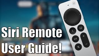 New Apple TV 4K Remote User Guide Siri Remote [upl. by Namhar]