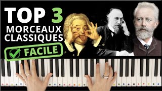 3 morceaux classiques connus au piano que tous les débutants devraient apprendre à jouer [upl. by Aicram]