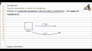 Semejanza Figuras semejantes y razón de semejanza 4º de ESO matemáticas [upl. by Atiugram517]