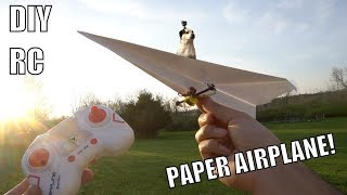 RC Paper Airplane How to Make [upl. by Alded187]