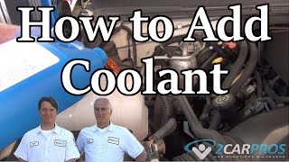 HOW TO CHECK AND ADD COOLANT TO YOUR CAR WITHOUT GETTING BURNED [upl. by Amaris]