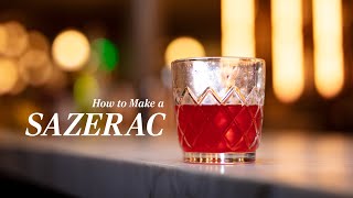 How to Make a Sazerac the Rye and Absinthe Riff on an Old Fashioned [upl. by Mw]