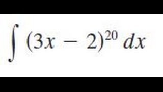 3x  220 dx Evaluate the indefinite integral [upl. by Nylisoj]