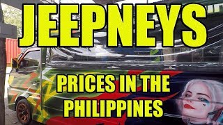 Jeepneys Prices In The Philippines [upl. by Doowron]