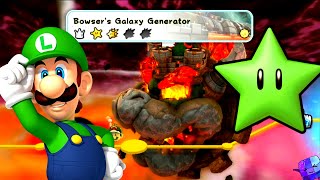 Super Mario Galaxy 2 All Green Stars 🌌 Bowsers Galaxy Generator 100 [upl. by Eenttirb]