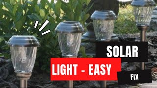 ✨ Solar Lights Stopped Lighting  EASY FIX ✨ [upl. by Skinner308]