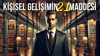 KİŞİSEL GELİŞİM 21 MADDEDE NASIL OLUR  Kişisel Gelişim Videoları [upl. by Guthrey119]