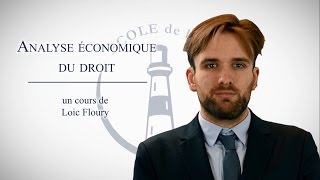 Introduction  Analyse Economique du Droit  01  EDL [upl. by Azmuh744]