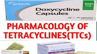 pharmacologፋርማኮሎጂ of TetracyclinesTTCs [upl. by Sharona242]