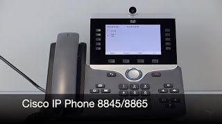 Cisco IP Phone 88458865 Phone Training  TeleComp [upl. by Liba]