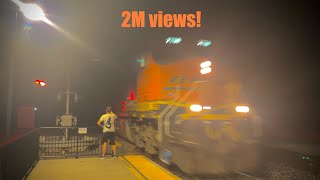 70 MPH BNSF Z TRAIN [upl. by Eeclehc516]