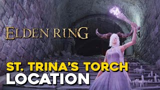 Elden Ring St Trinas Torch Location [upl. by Annadroj176]