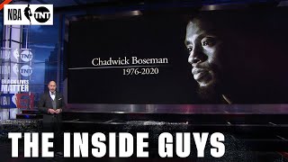 NBA on TNT Remembers Chadwick Boseman Lute Olson Cliff Robinson and W Russell Barry [upl. by Yrrehc]