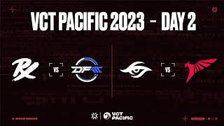 VCT Pacific 2023  League Play  Week 1 Day 2 [upl. by Ahseinat]